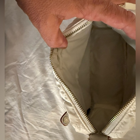 MZ Wallace Oyster Shell White Quilted Crossbody Bag - Picture 3 of 3